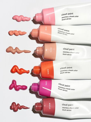 Pinterest pin from of collection of Glossier cloud paint
