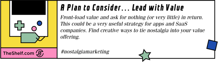 A small cover informatic image which reads A plan to consider...lead with value. 